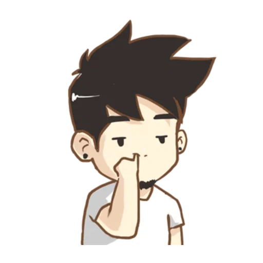 ragazzo, domics face, anime dei cartoni animati, emoticon anime, personaggio fittizio