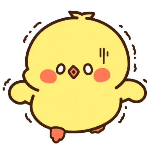 kawai, belat, gambar kawai, anak ayam yang lucu, anime chicken