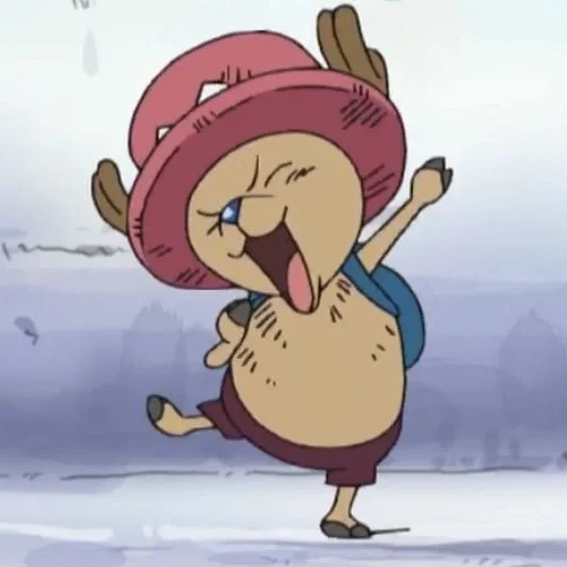 dancing chepper, chopper van pis, tony tony chepper, le méchant chep van pis, tony tony chopper danse