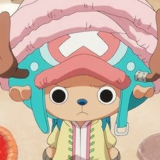 chopper van pis, anime one piece, ein stück hubschrauber, chopper van pis art, chopper ein stück traurig