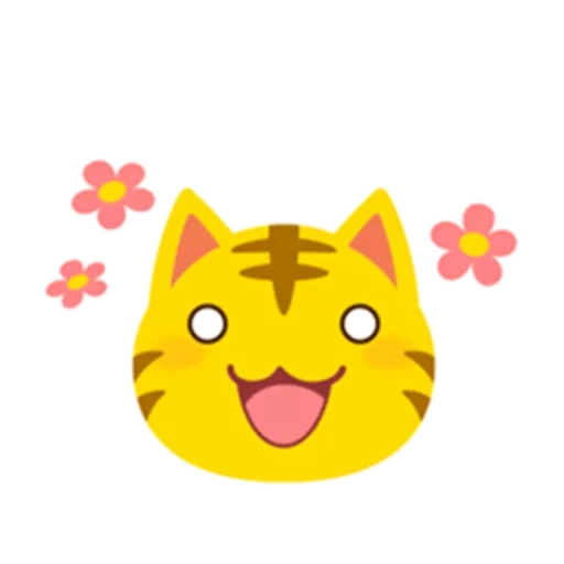 símbolo de expressão, sorriso de gato, gatinho spo0py e
