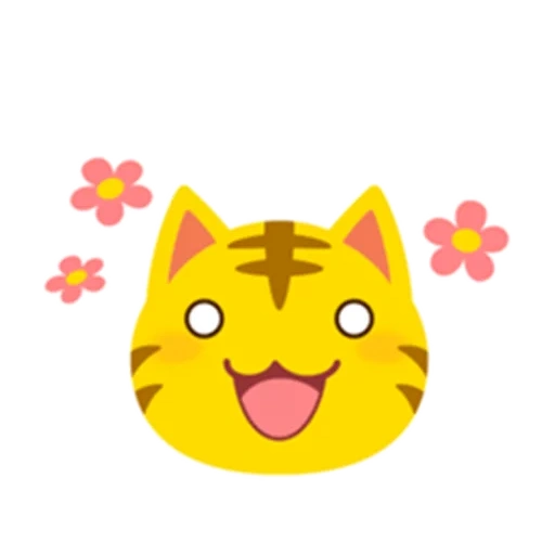 emoticon di emoticon, faccina sorridente di gatto, spo0py kitt e