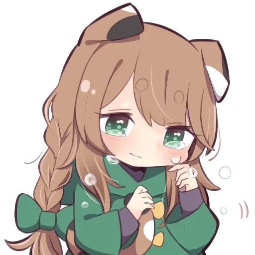 chibi, animação, ash kitten, chibi monika