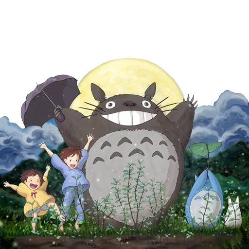 hayao miyazaki totoro, totoro, hayao miyazaki totoro, anime totoro, istana berjalan hayao miyazaki