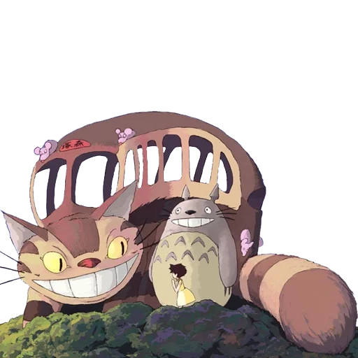 hayao miyazaki, chinchilla, miyazakis minibus, hayao miyazaki cat bus, hayao miyazaki chinchilla kleinbus