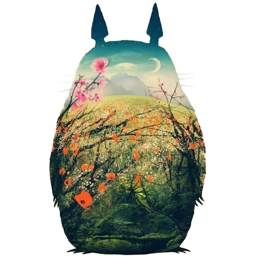 totoro, miyazaki totoro, meu vizinho totoro, hayao miyazaki impressão, hayao miyazaki totoro