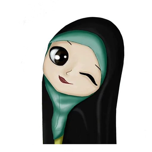 hijab, dibujo de hijab, mujer a hijabe, en una chica hijab, hijab musulmán