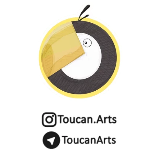 toucan, sinal, emblema de pássaro gigante, design de logotipo, design gráfico de logotipo