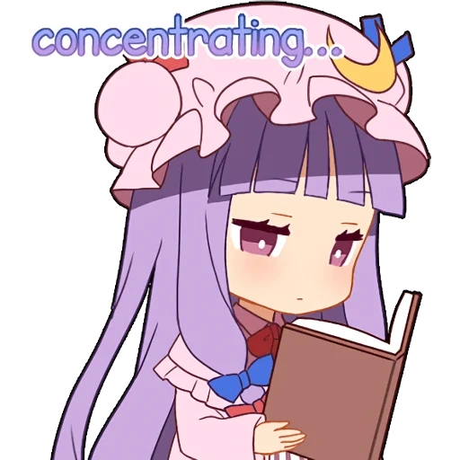 bb fé chibi, touhou project, patchouli nuoligi chibi, patchouli