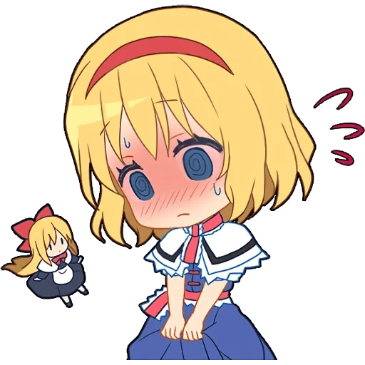 touhou project, alice chibi donghao, alice margaret lloyd chibi, alice margatroid iosys, alice margatroid sprite