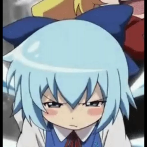 cirno les souvenirs de phantasm, touhou hisautensoku, anime, idées d'anime, anime maléfique