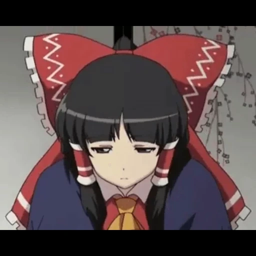 reima hakury kaleidoscope fantasies, reimu hakury, anime, anime, kaleidoscope de phantom prison anime