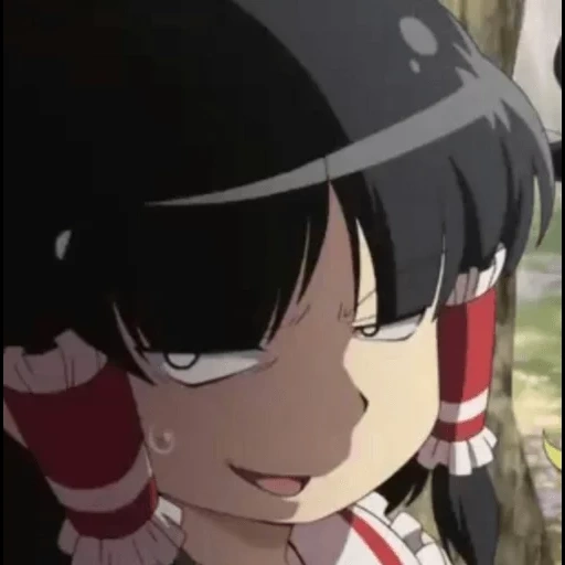 não para dessuir shitto agen, anime, garotas de anime, personagens anime, reimu hakurei memórias de fantasma