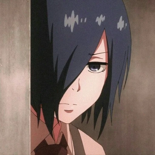 toouka, tuka kirishima, touka tokyo ghoul, tangkapan layar tuka kirishima, tangkapan layar tuka kirishim