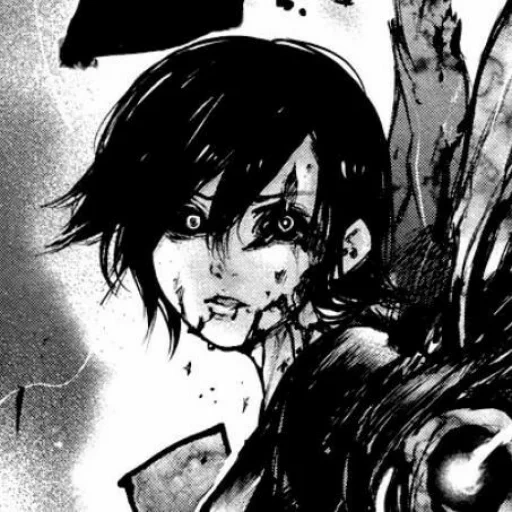 manga, tokyo ghoul, touka manga ghoul, tokysky manga touka, tokyo ghoul manga tuka