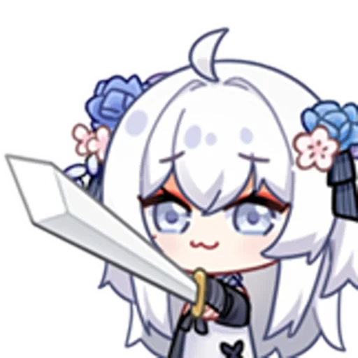 anime, azur lane chibi, azur lane chibiki, honkai impact chibi, gen wirkend chibi