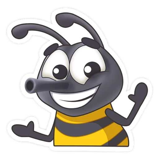 пчелка, шмель пчела, смешная пчела, пчела клипарт, маленькая пчела
