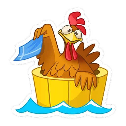 município, município, cartoon rooster kukarika