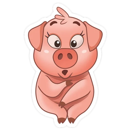 cochon, cochon, cochon, le porcelet est cartoony