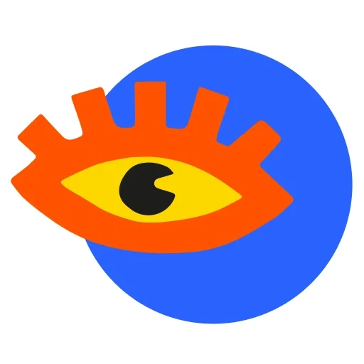 logo, logo del ojo, visualización del icono
