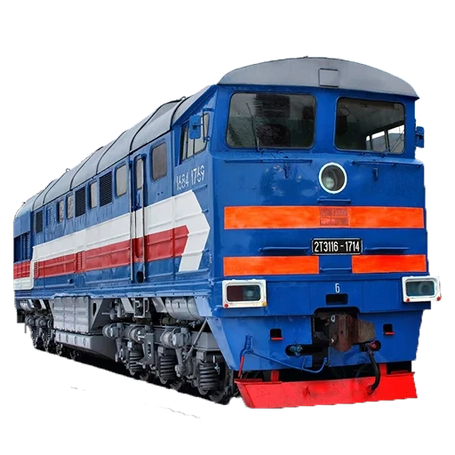 поезд, тепловоз 2 тэ, коллекция train