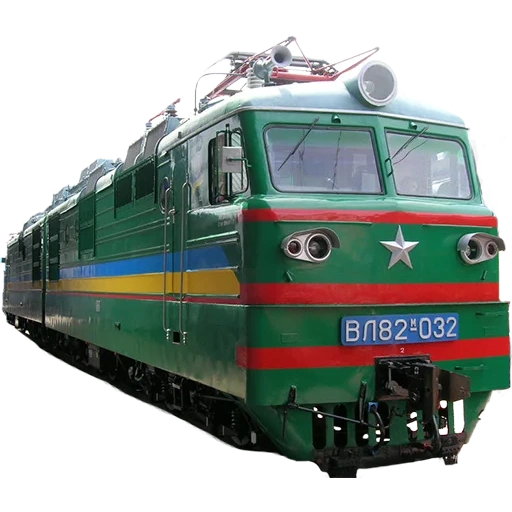 overhead transmission line 82, overhead line 80, electric locomotive, electric locomotive, freight electric locomotive