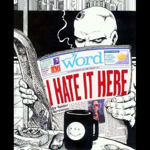 трансметрополитен, кот трансметрополитен, трансметрополитен мери, i hate it here transmetropolitan, спайдер иерусалим transmetropolitan