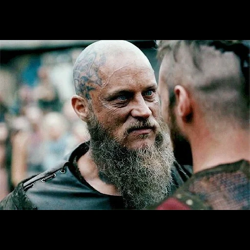 ragnar lodbrok, ragnar lodbrok est chauve, jax telegler ragnar lodbrock, ragnar lodbroke balf une barbe, viking king ragnar lodbrock