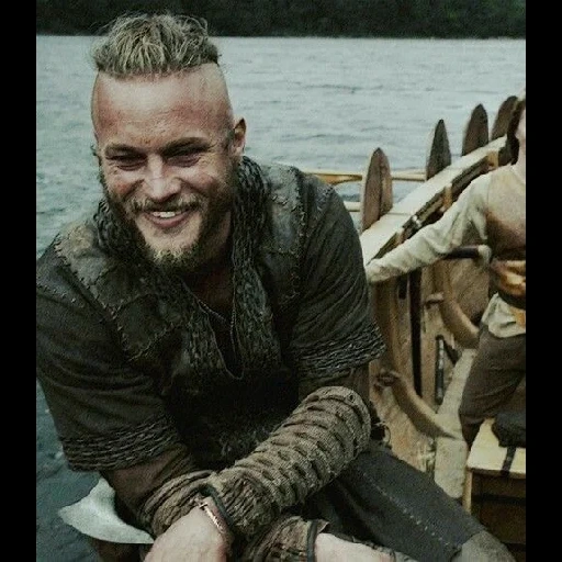 ragnar vikings, ragnar lodbrok, flocki wilgerdarson, ragnar lodbrook lächeln, ragnar lodbrock lächelt