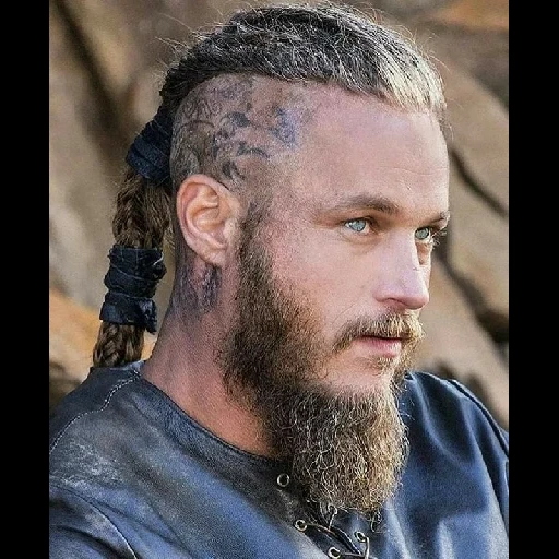 ragnar, viking ragnar, ragnar lodbrok, tom hardy viking, gaya rambut viking