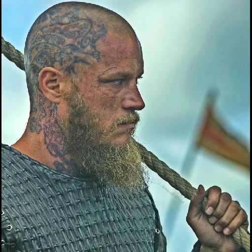vikings ragnar, ragnar lodbrok, tatouage de la mort, ragnar lodbroke konung, vikings ragnar lodbrok