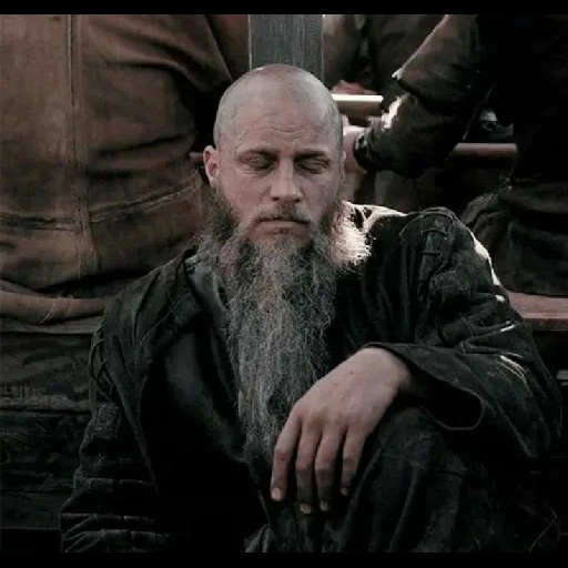 ragnar fisher, série viking, ragnar lodbrok, ragnar lodbrok é careca, ragnar lodbroke é velho