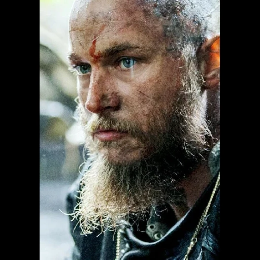 ragnar lodbrok, ragnar lodbrok è malvagio, travis fimmel vikings, l'acconciatura di ragnara lodbrok, ragnar lodbrock burns atelstan