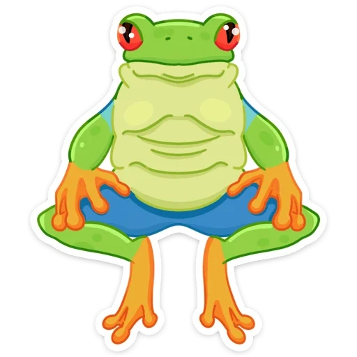 лягушки, жаба лягушка, зеленая лягушка, лягушка иллюстрация, лягушки кадушке мультяшка