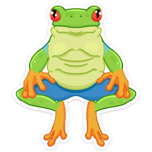 grenouille, grenouille crapaud, grenouille verte, illustration de grenouille, dessins animés de grenouilles