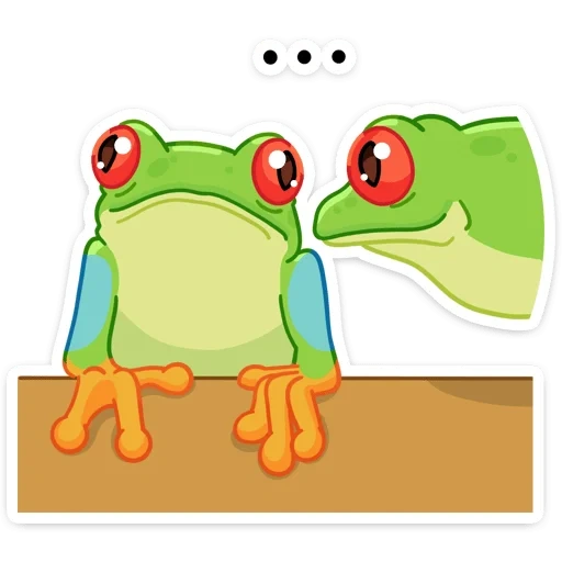 frogs, color frogs, kawaii frogs, frog kwai trend, frog view in front