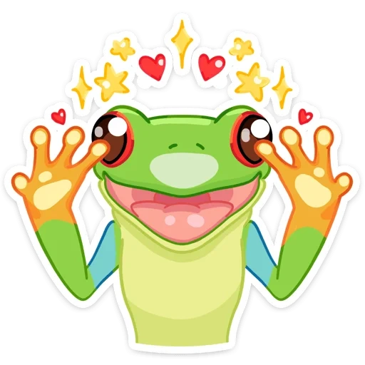 frog, frog, a happy frog, crazy frog