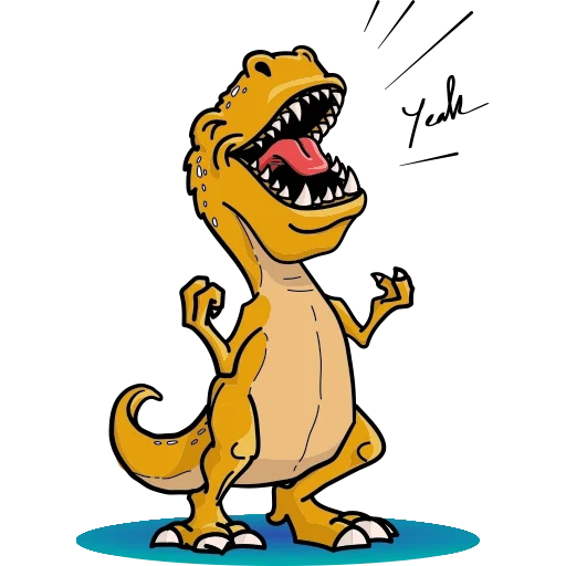 тираннозавр, рисунок динозавра, динозавры векторные тираннозавр