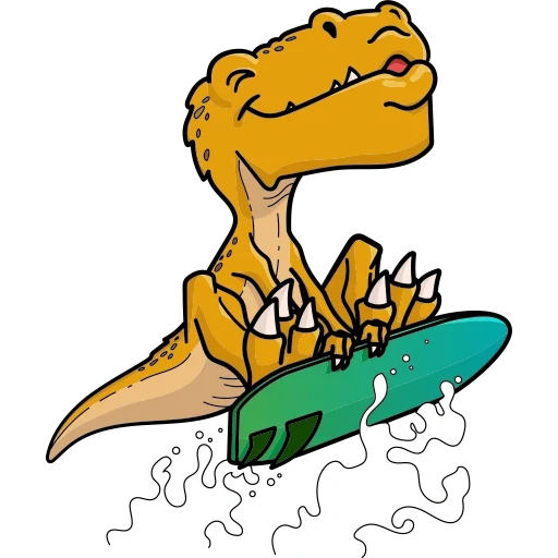 рисунок динозавра