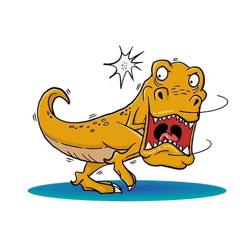dinosaurierzeichnung, cartoon dinosaurier, dinosaurus illustration