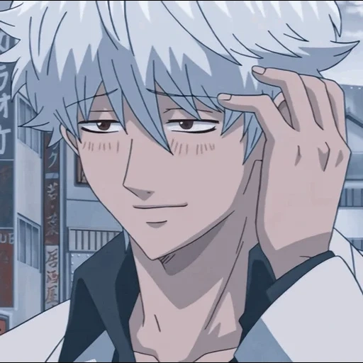 gintoki, amplia hoja de madera de jintuo, insomnio de jintoki, el maestro de kingtoc está en blanco