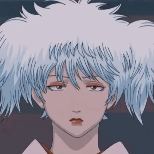 gintoki paako, anime gintama, avatar gintoki, karakter anime, gintama musim 1