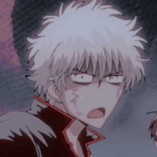 anime é quente, personagens de anime, gyntoki está triste, gintama film 2 gintoki, gintama gintoki contra utsuro