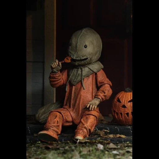 trick r treat, sam trick or treat, trick r treat sam figure, dompet atau trik hidup r suguhan, sam trick'r treat neca ultimate