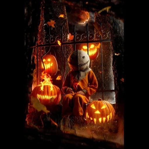 halloween, trick r treat, vogelscheuche halloween, trick oder treat 2007, trick r treat 2007 sam