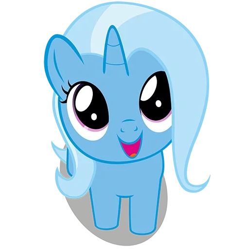 poneys de trixie, poney bleu, poney bleu, compréhension bleue, mai little pony trixie