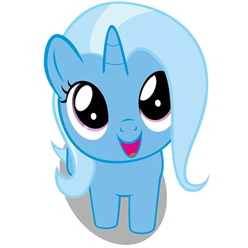 trish pony, kuda poni biru-biru, kuda poni biru, the blue concept, mai xiaoma cui xi