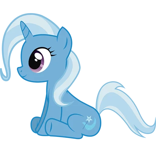 poneys de trixie, poney bleu, mai little pony trixie, trixie petit poney, mon petit poney trixie