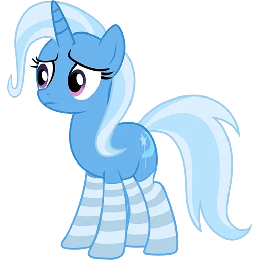 trixie, trish pony, kuda poni biru-biru, mai xiaoma cui xi, kuda kecilku trish