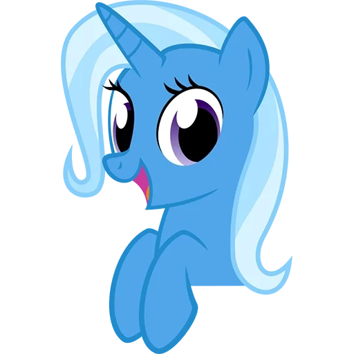 trixie mlp, trish pony, kuda poni biru-biru, mai xiaoma cui xi, kuda kecilku cui xi